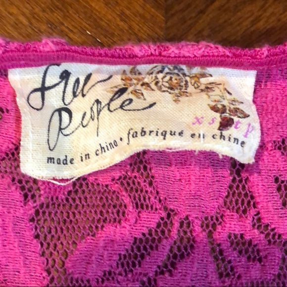 Free People Lace Sleeveless Mini Dress XS - Picture 5 of 6